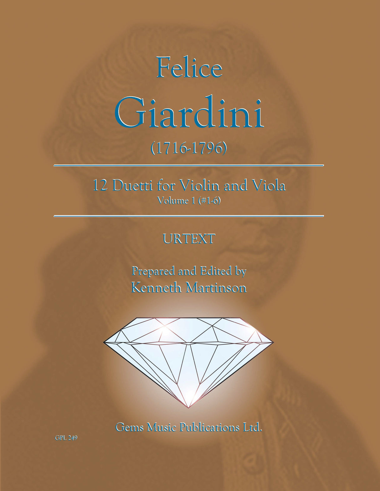 Giardini: 12 Duets for Violin & Viola - Volume 1 (Nos. 1-6)