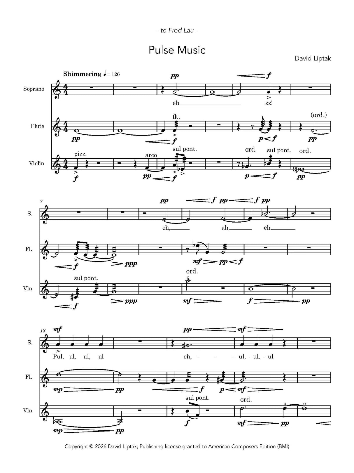 Liptak: Pulse Music