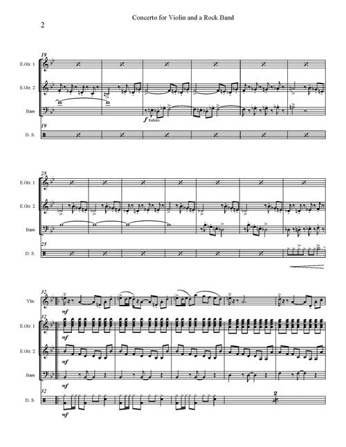 Dorman: Concerto for Violin and a Rock Band