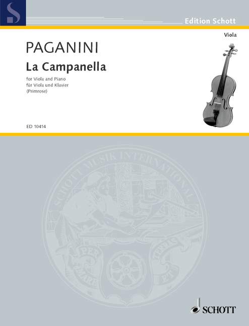 Paganini: La Campanella (arr. for viola)