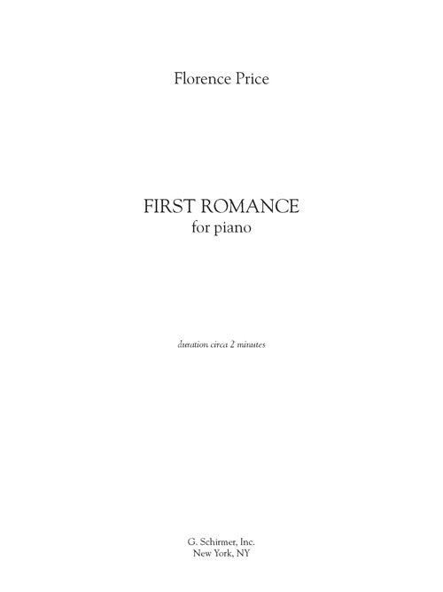 Price: First Romance