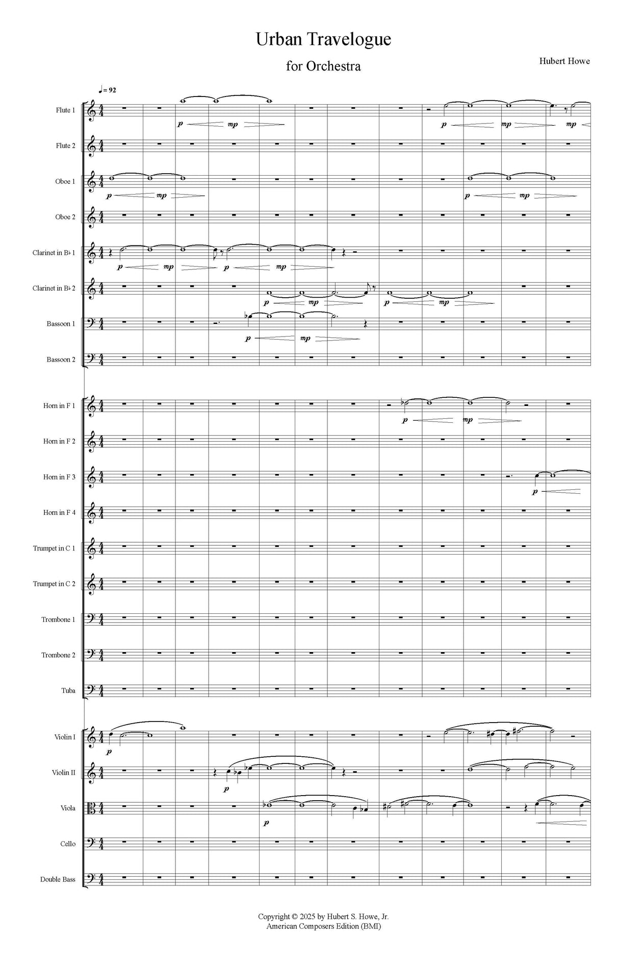 Howe: Urban Travelogue