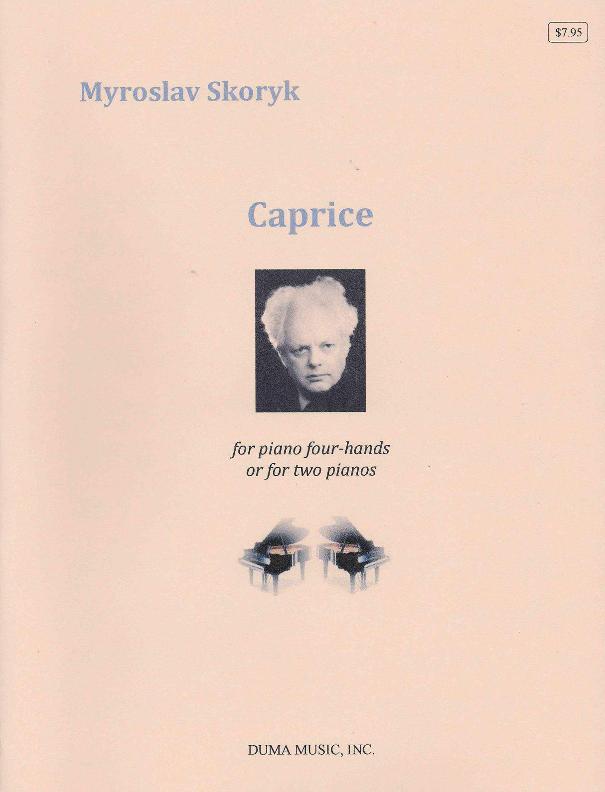 Skoryk: Caprice for Piano 4-Hands or 2 Pianos