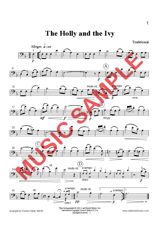 20 Sacred & Spiritual Solos (for cello or bassoon, and piano)