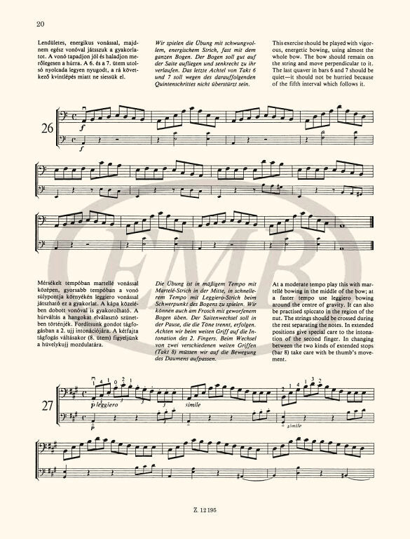 Lee: 40 Easy Cello Studies, Op. 70