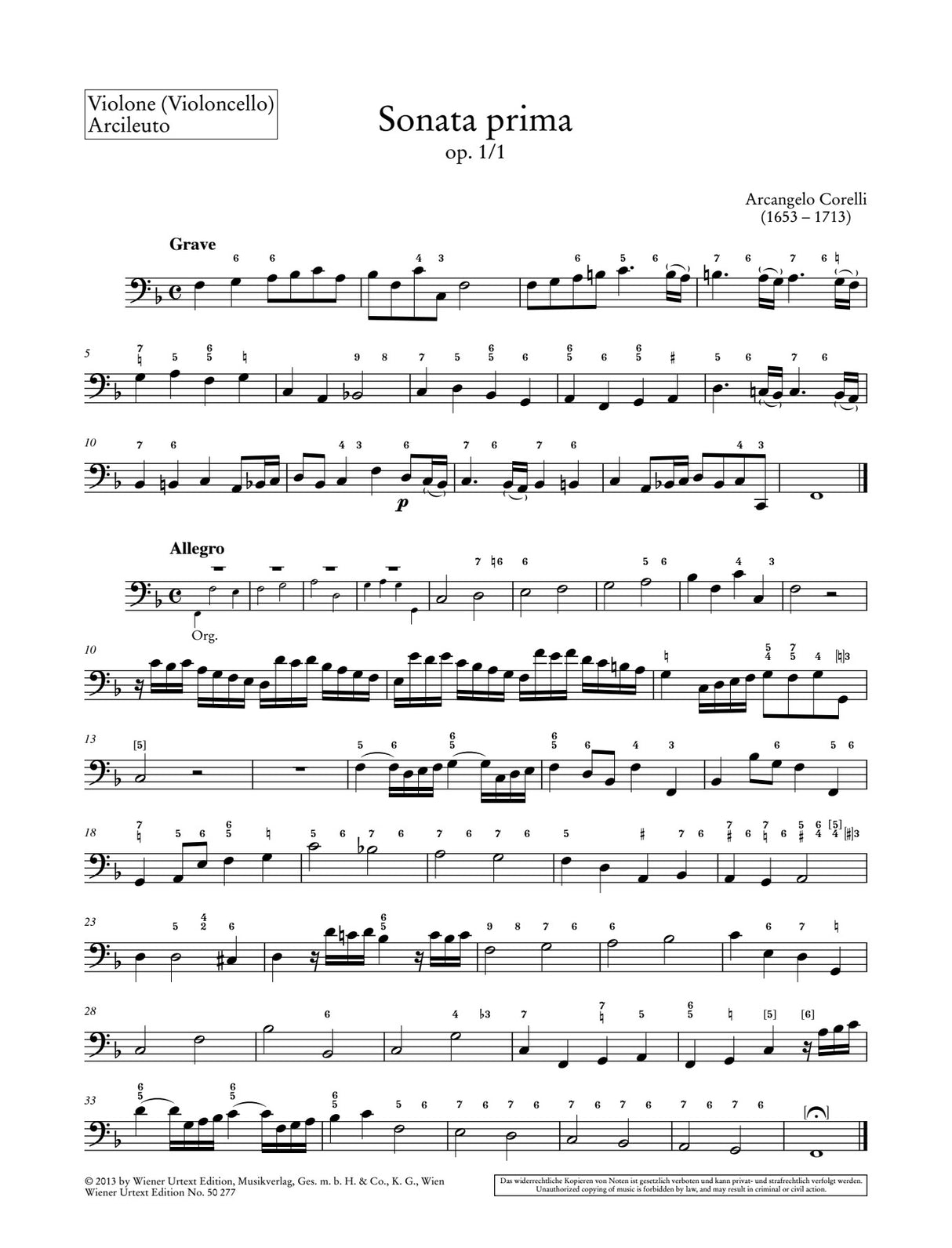 Corelli: Trio Sonatas - Volume 1 (Sonata da chiesa from Op. 1 & 3)