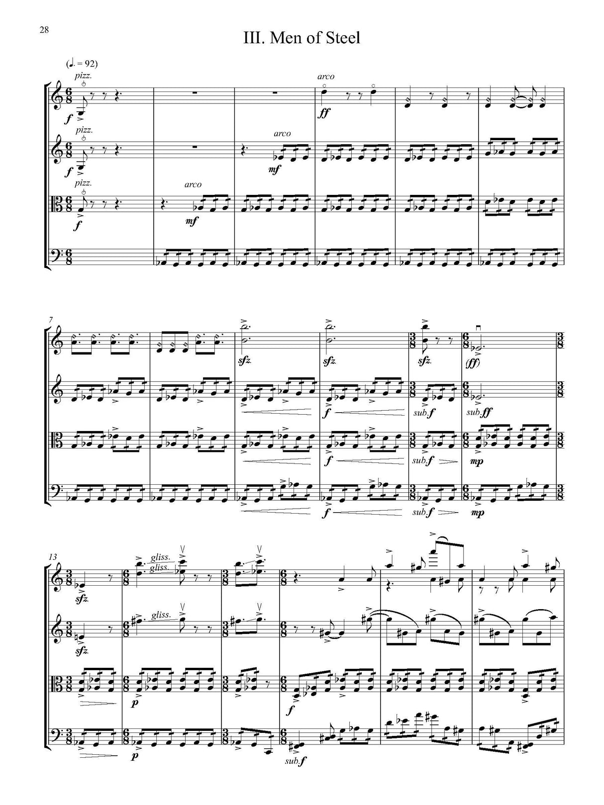 Glinsky: Allegheny Quartet