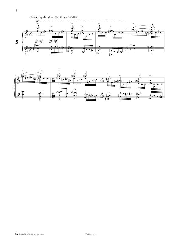 Lejet: 5 Pièces brèves