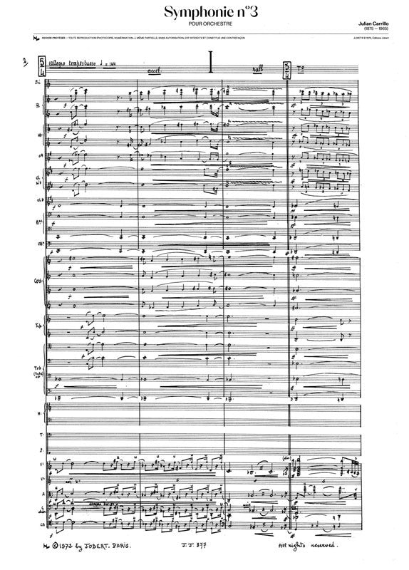 Carrillo: Symphony No. 3