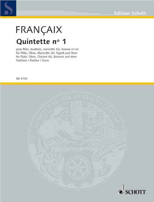 Françaix: Wind Quintet No. 1