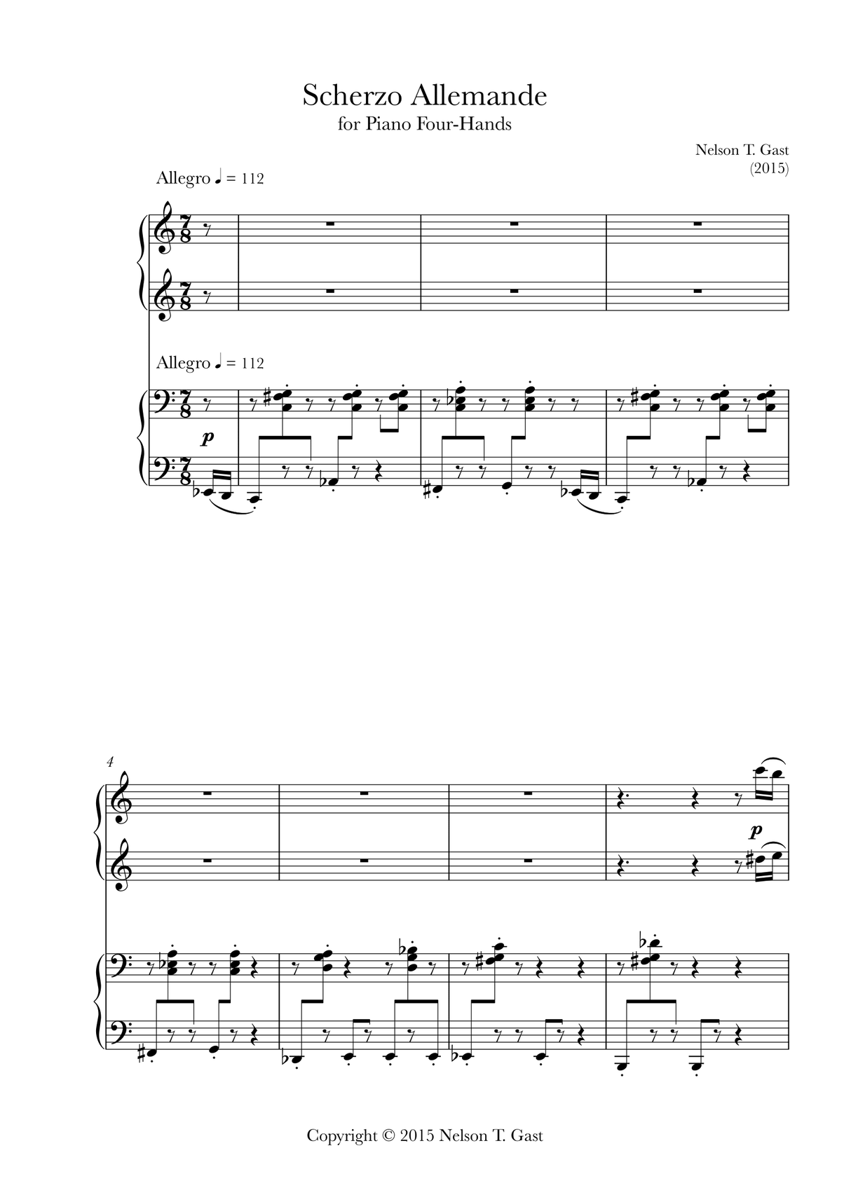 Gast: Scherzo Allemande