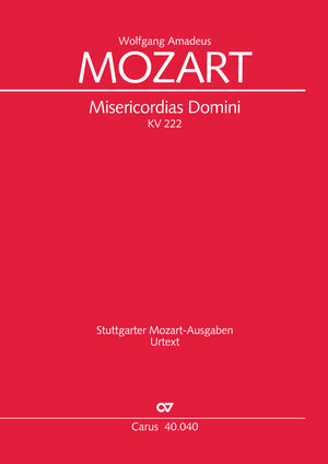 Mozart: Misericordias Domini, K. 222 (205a)