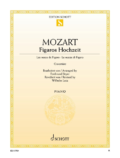 Mozart: Overture to "The Marriage of Figaro" (arr. for piano)