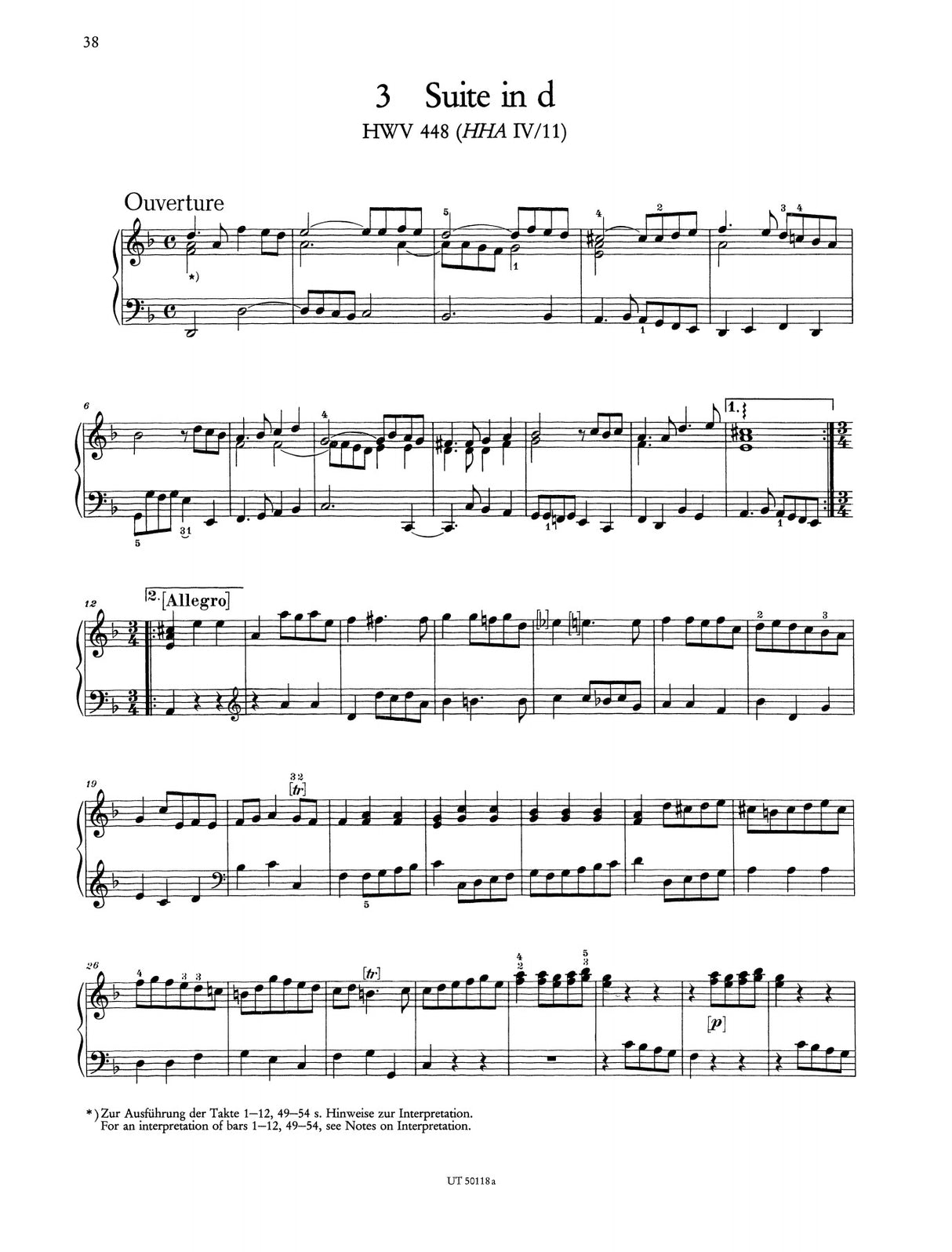 Handel: Works for Piano - Volume 1A (Various Suites)