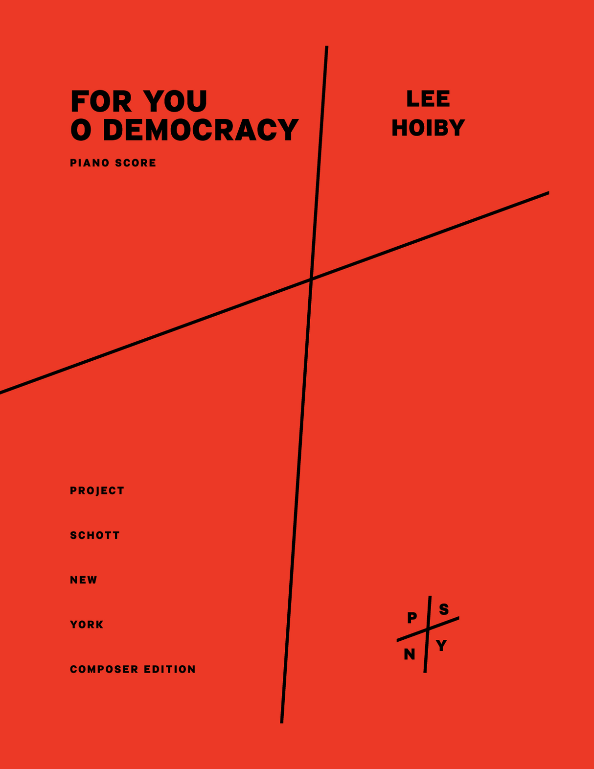 Hoiby: For You O Democracy
