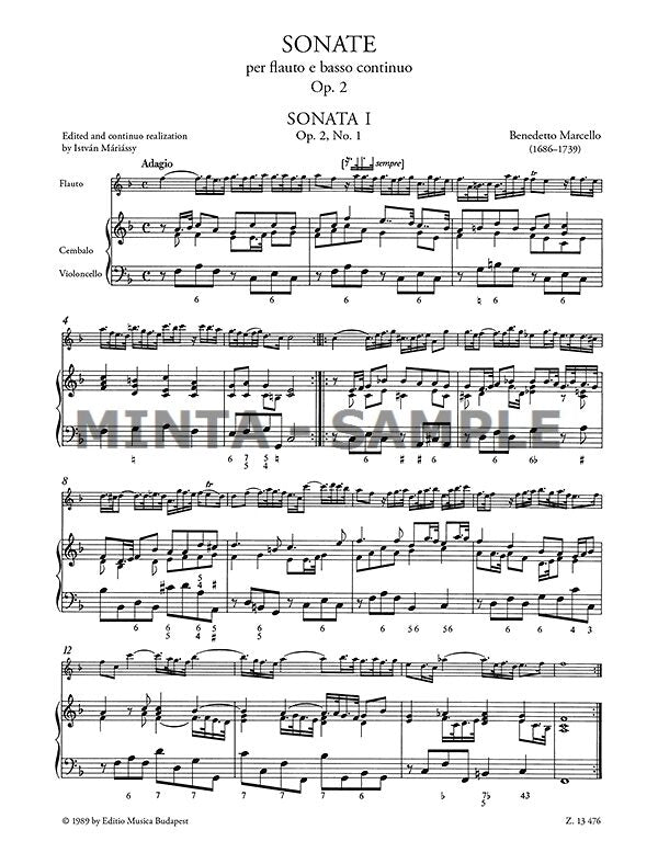 B. Marcello: 12 Flute Sonatas, Op. 2 - Volume 1