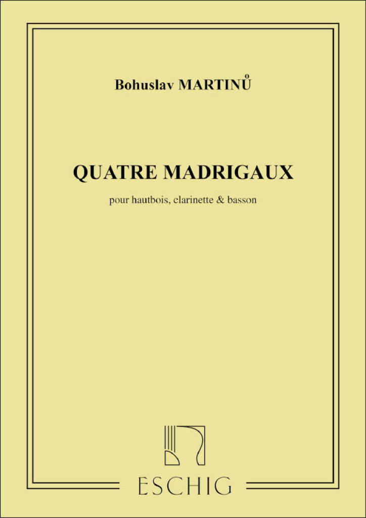 Martinů: 4 Madrigals, H 266