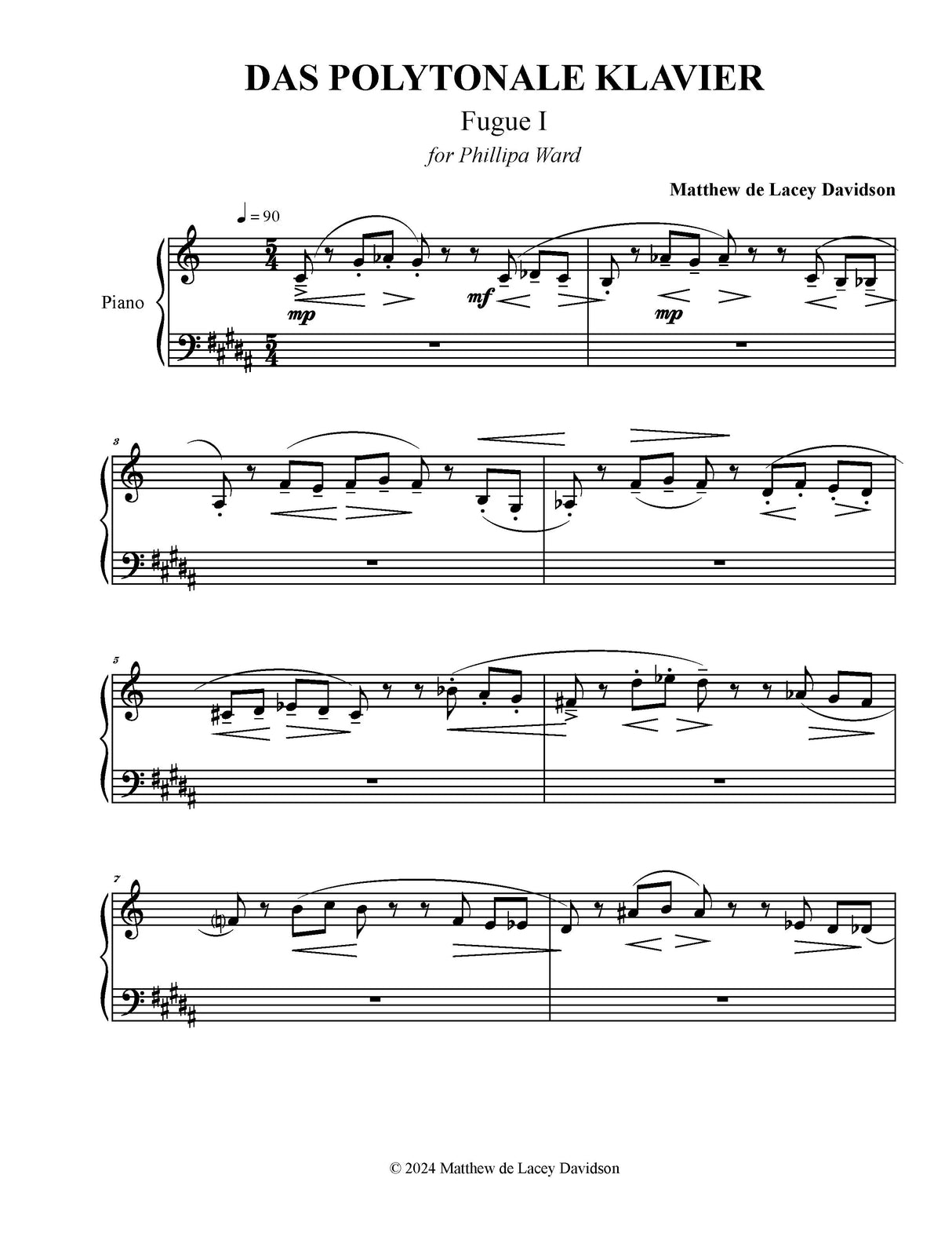 Davidson: Das Polytonale Klavier