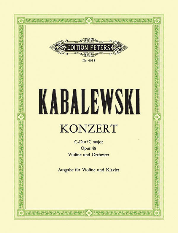 Kabalevsky: Violin Concerto in C Major, Op. 48