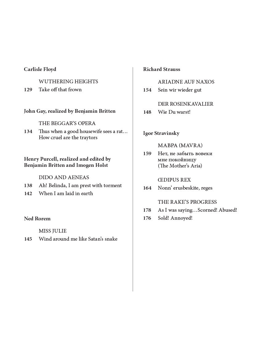 Boosey & Hawkes Opera Anthology – Mezzo-Soprano