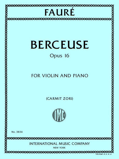 Fauré: Berceuse, Op. 16