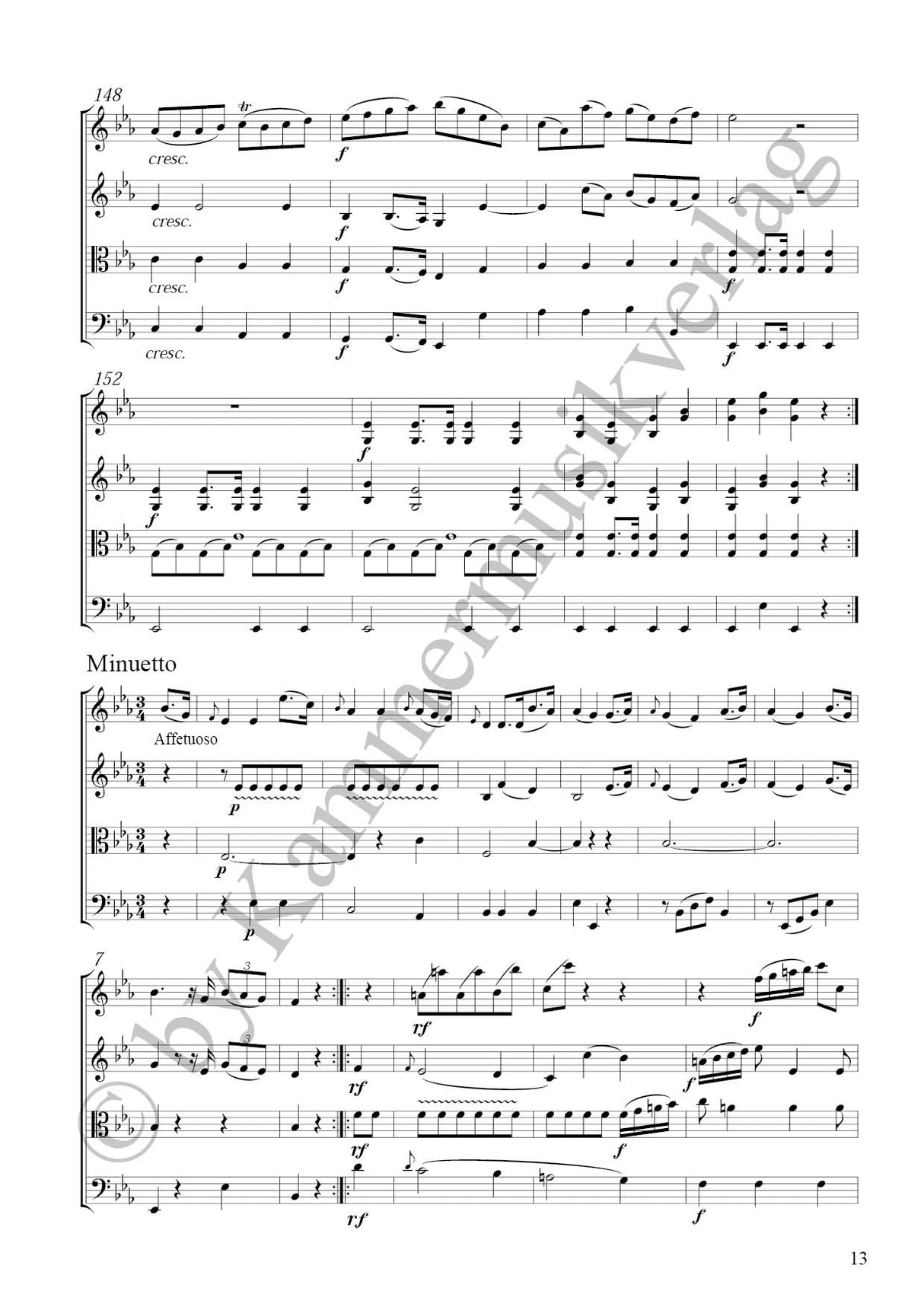 Boccherini: String Quartet in E-flat Major, G 174, Op. 9, No. 4