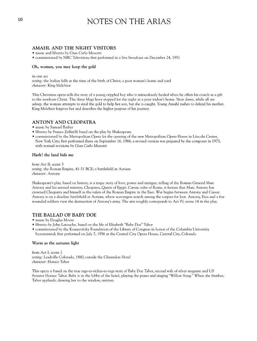 American Aria Anthology - Baritone / Bass