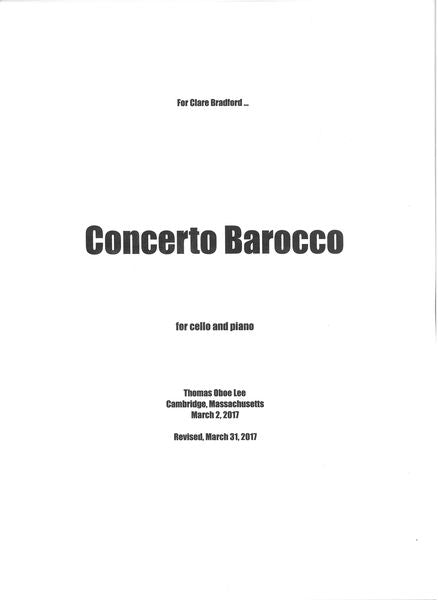 T.O. Lee: Concerto Barocco