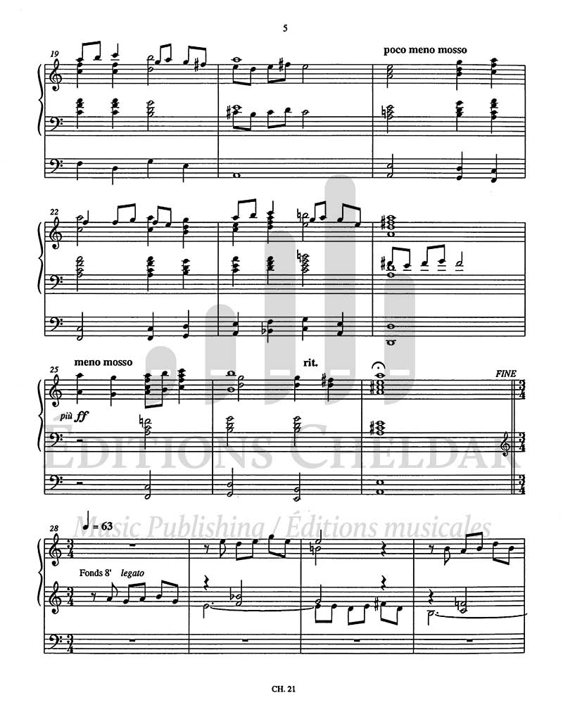 Bédard: 6 Paraphrases grégoriennes