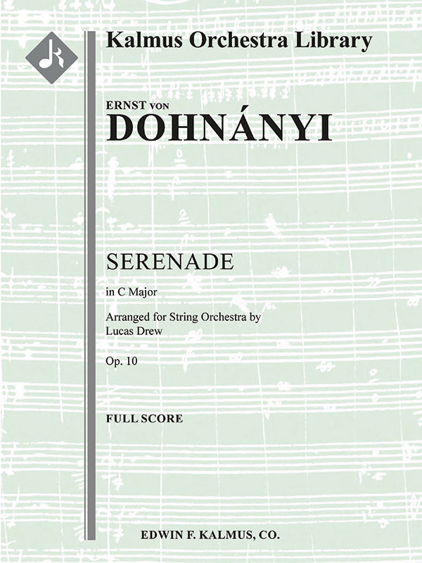Dohnanyi: Serenade in C Major, Op. 10 (arr. for String Orchestra)