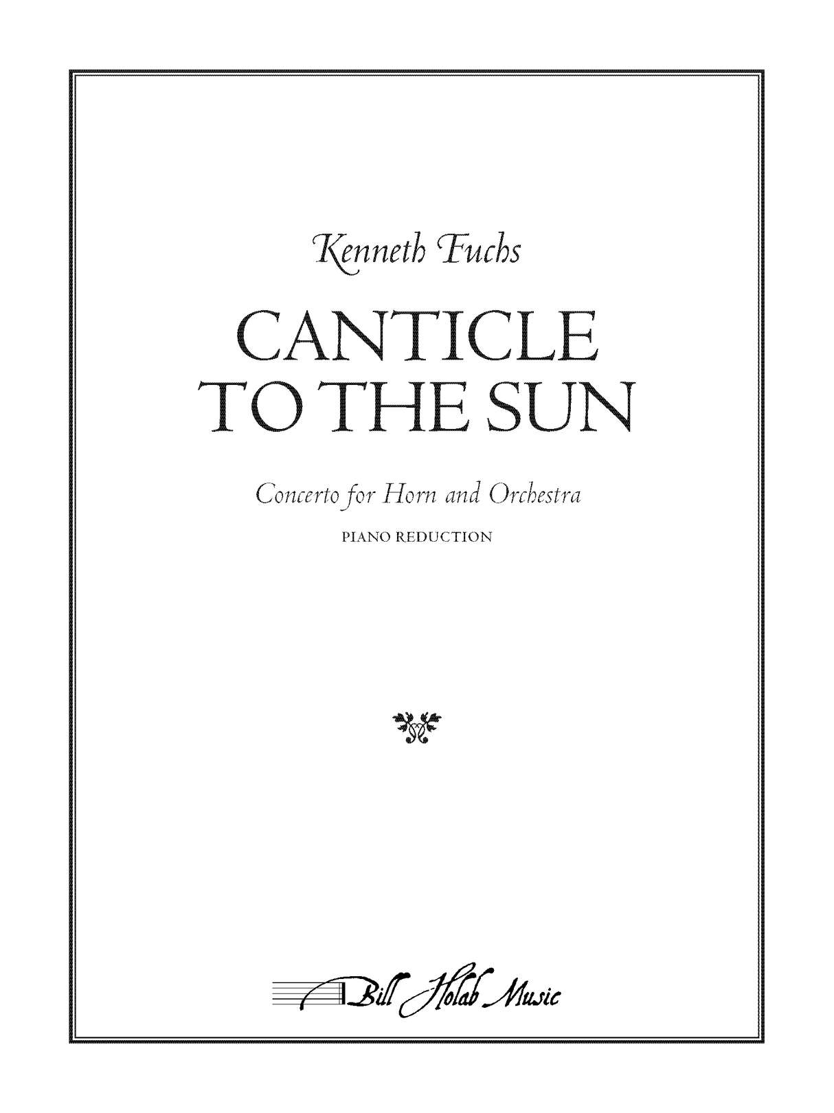 Fuchs: Canticle to the Sun