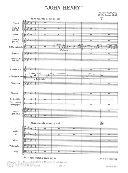Copland: John Henry