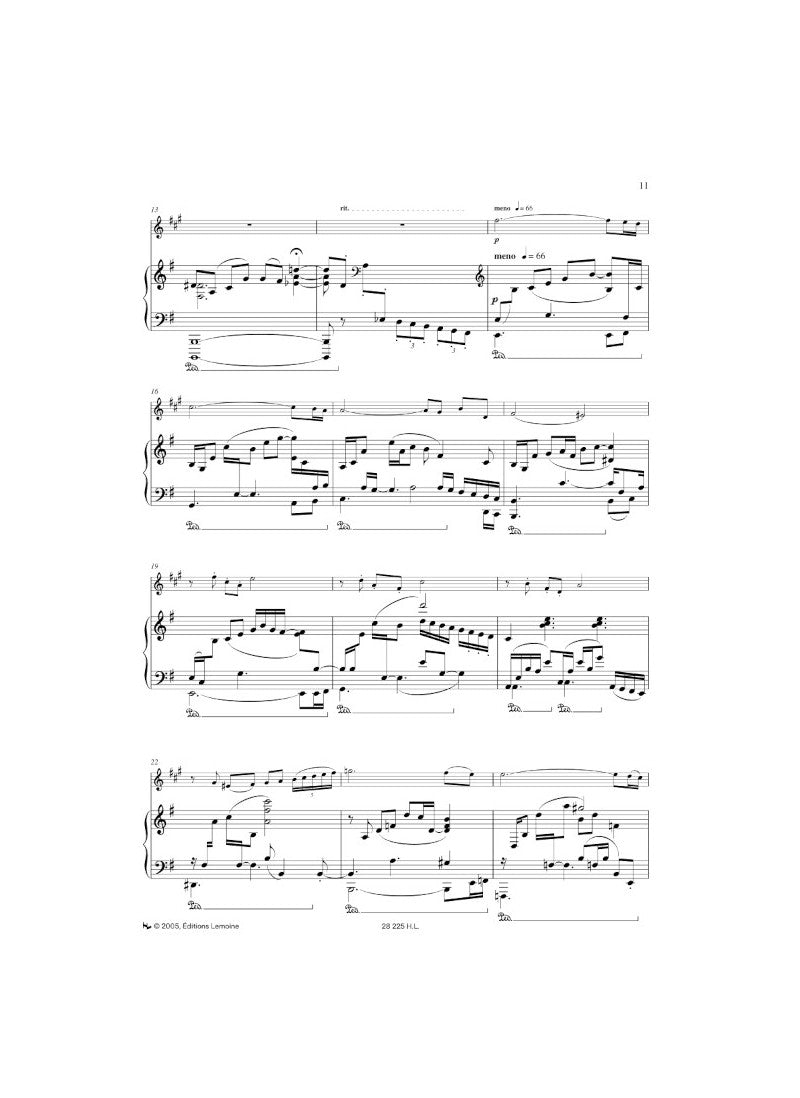 Piazzolla: Histoire du tango (for clarinet and piano)