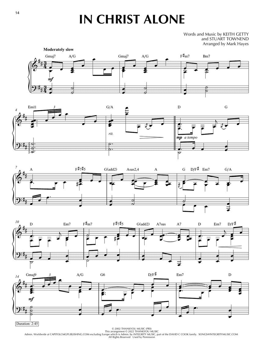 Contemporary Worship Classics: 10 Richly-Arranged Piano Solos