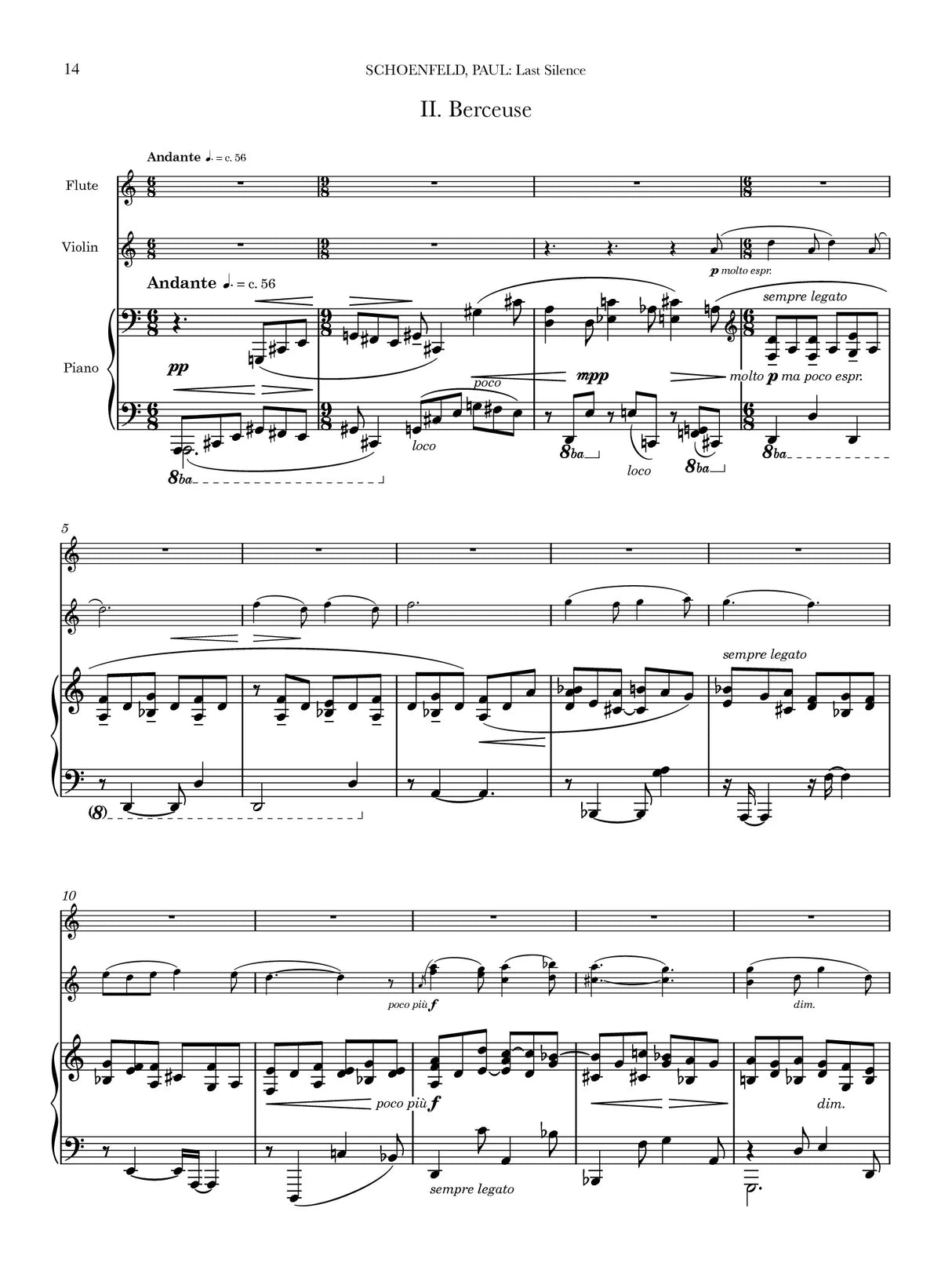 Schoenfeld: Last Silence