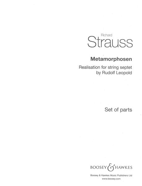 Strauss: Metamorphosen (arr. for string septet)
