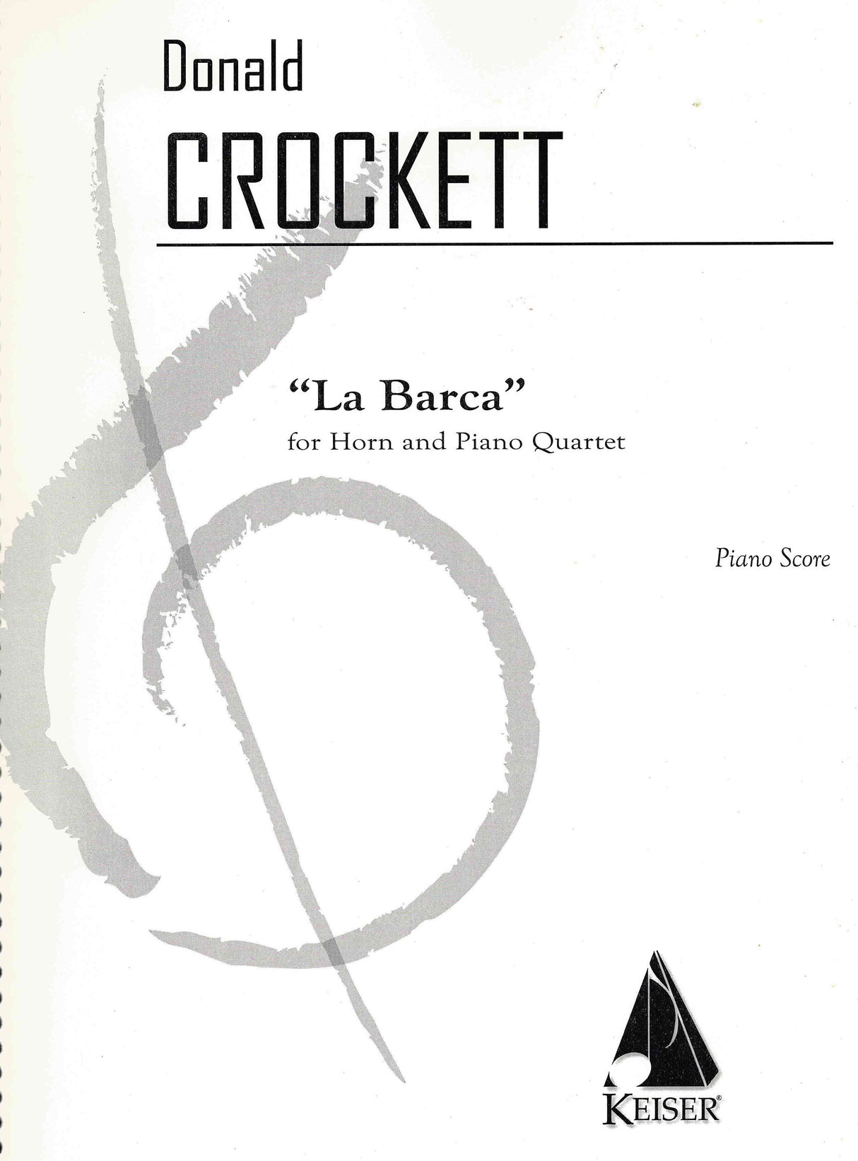 Crockett: Horn Quintet - "La Barca"