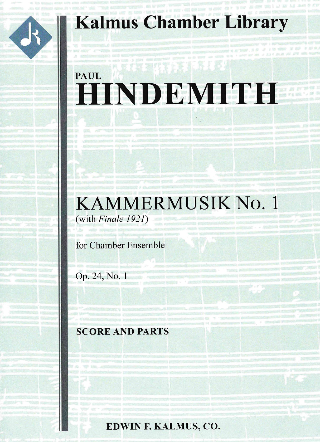 Hindemith: Kammermusik No. 1, Op. 24, No. 1