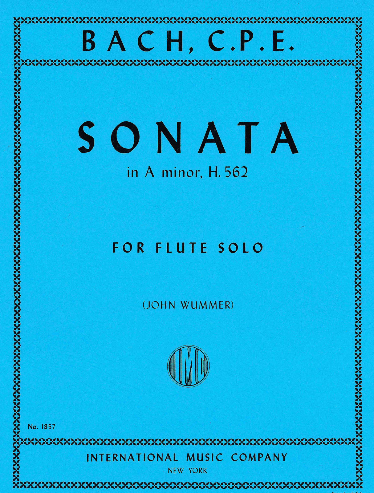 Bach: Sonata in A Minor
