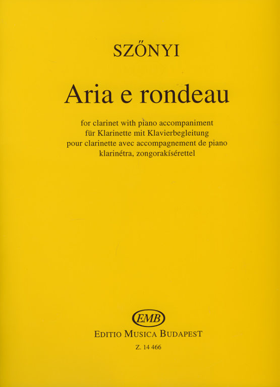 Szőnyi: Aria e rondeau