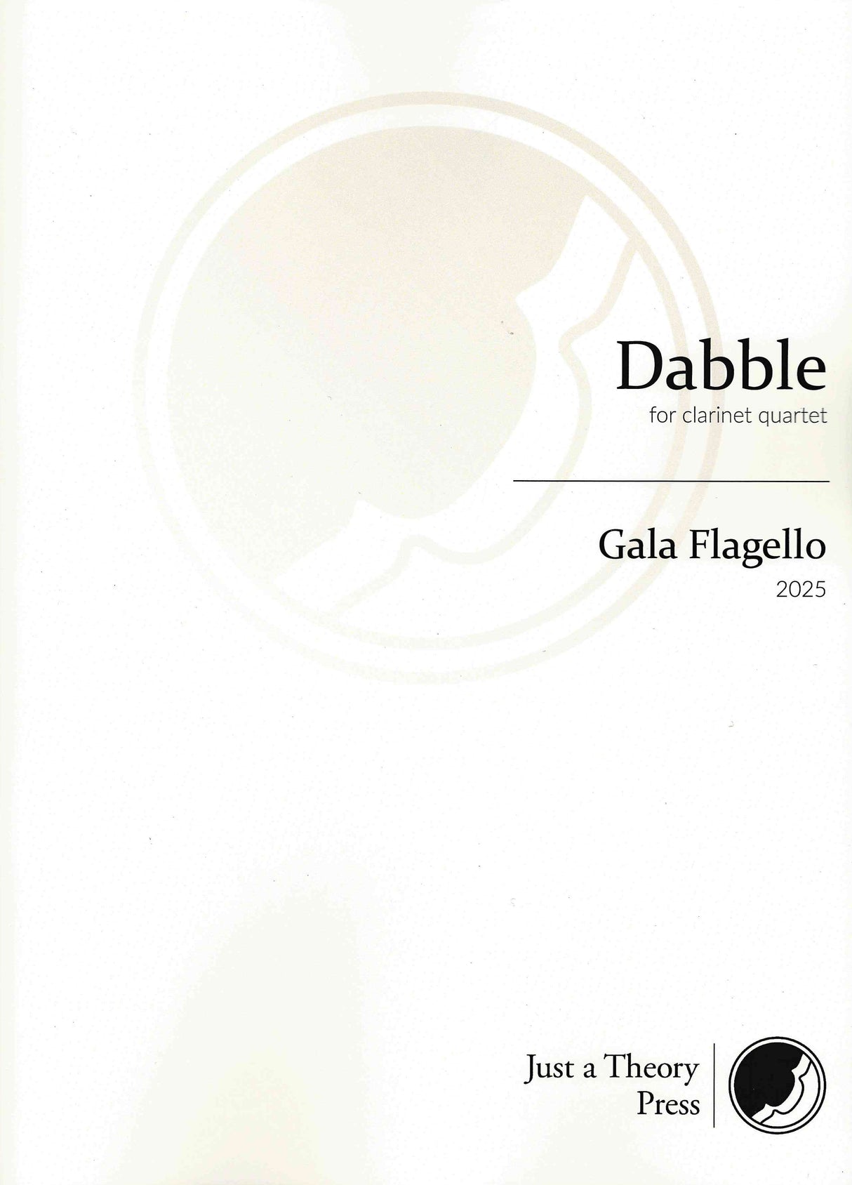 Flagello: Dabble (arr. for clarinet quartet)