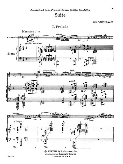 Creston: Suite, Op. 66