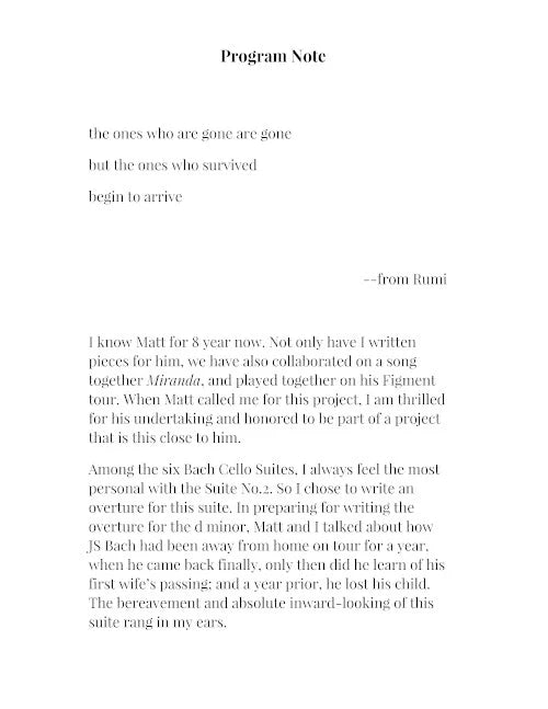 Du Yun: The Veronica