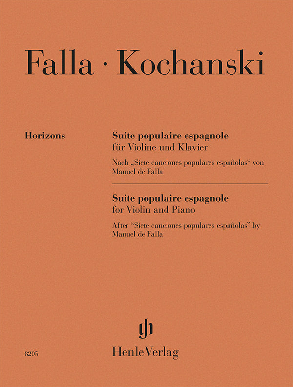 Falla-Kochanski: Suite populaire espagnole