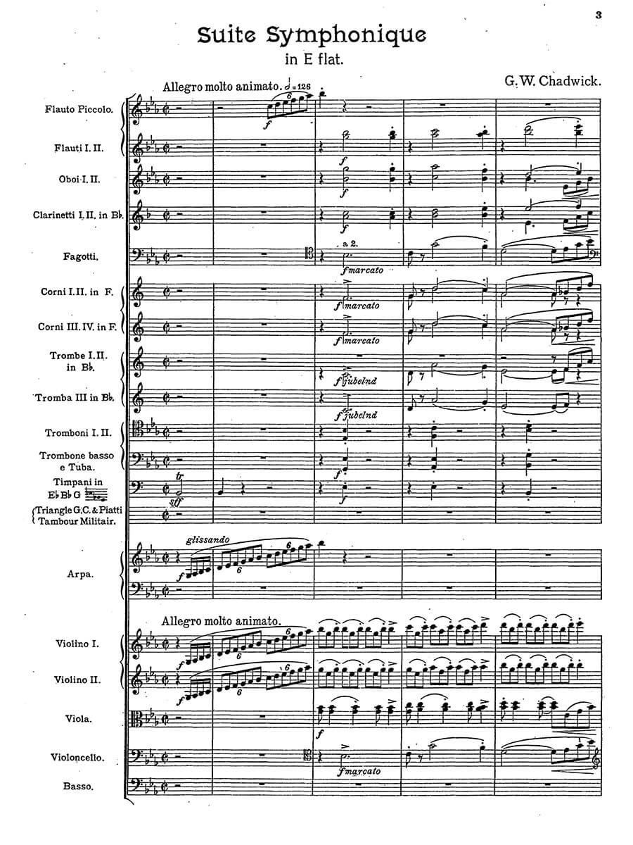 Chadwick: Symphonic Suite in E-flat Major