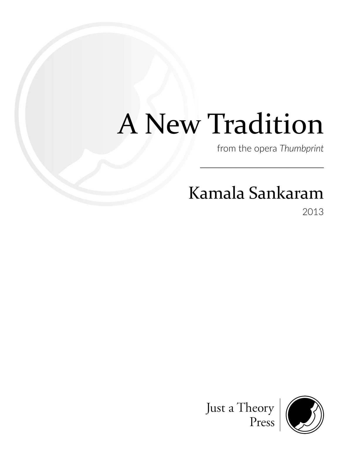 Sankaram: A New Tradition