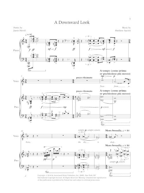 Aucoin: Merrill Songs