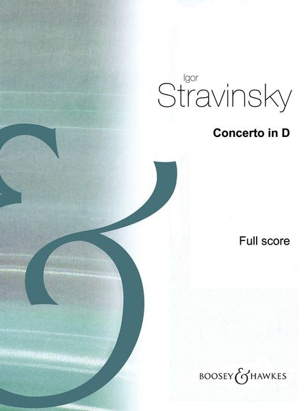 Stravinsky: Concerto in D