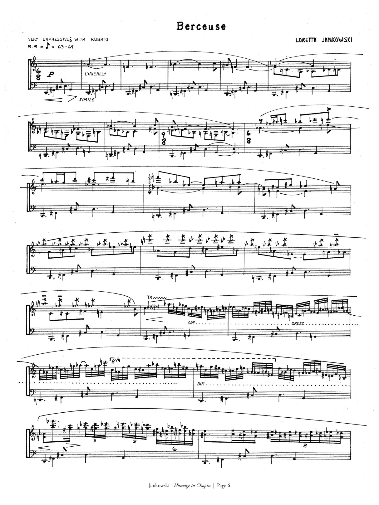 Jankowski: Homage to Chopin