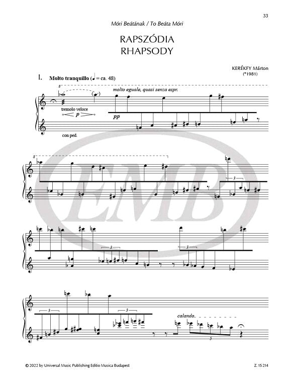 21st Century Works for Cimbalom by Hungarian Composers